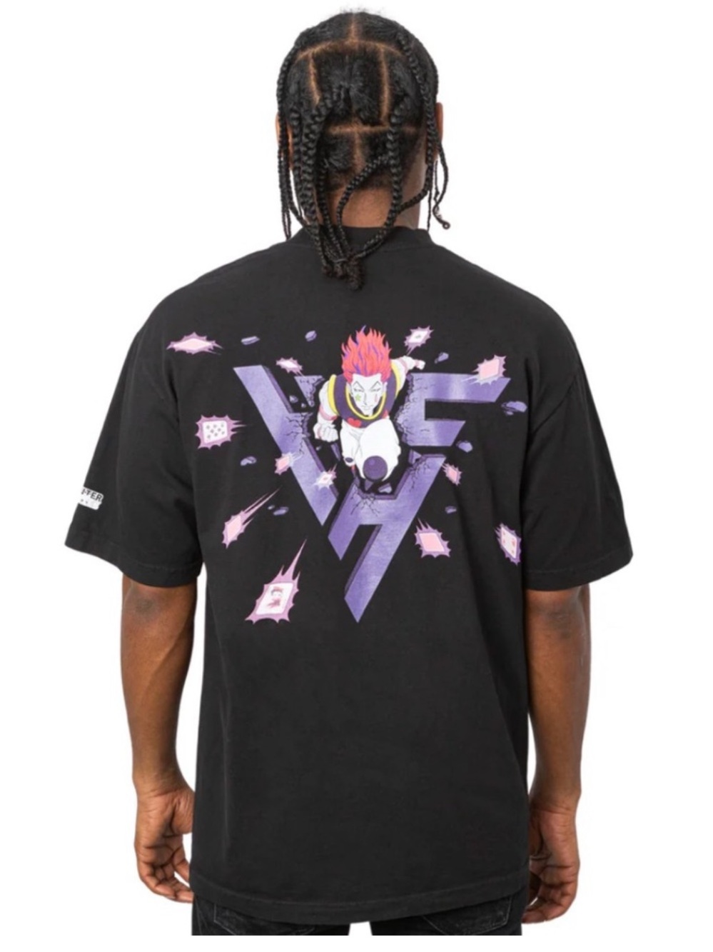 NEW Hypland x Hunter x Hunter Hisoka Breakthrough Black T-Shirt 2XL